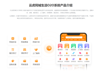 o2o系统_o2o平台系统_同城o2o系统_o2o系统开发 - 云虎软件